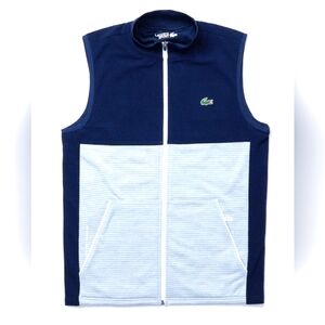 Lacoste Sport Double Sidded Zip Golf Vest Mens Size Medium